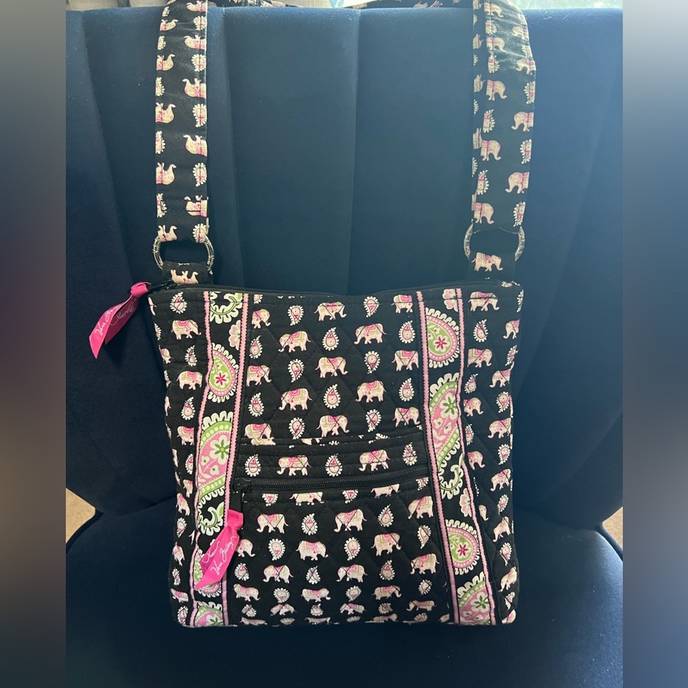 Vera Bradley Crossbody bag. Pink Elephant print